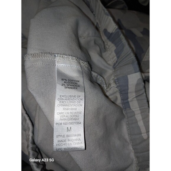 Democracy Camo Jacket Women's Medium Canvas Drawstring Bottom - Picture 8 of 8